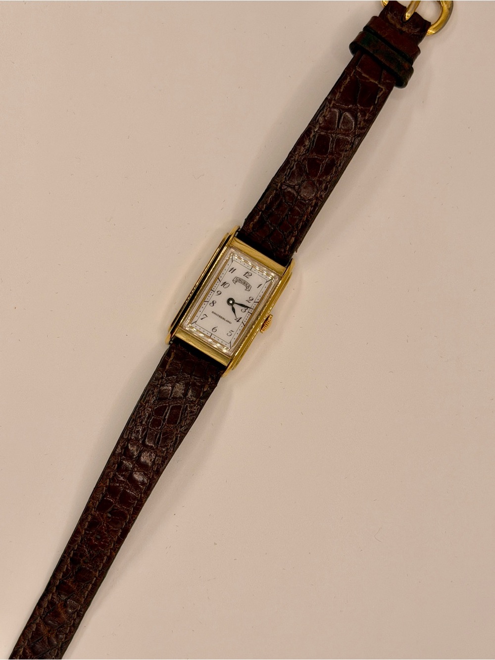 Vintage Ghurka Swiss Mechanical Hand Wind Curvex Watch Marley Hodgson AS IS - Picture 6 of 12